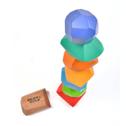 NESTA TOYS Wooden Pounding Bench Toy with Mallet | 8 Colourful Pegs - Flip, Pound & Repeat | Musical Toy - Sound on Every Hit | Builds Hand-Eye Coordination & Cause-Effect Learning | Ages 1-3 Years