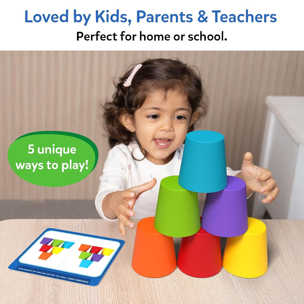 Skillmatics Silicone Rainbow Sorting Board Game - Learning & Educational Toy, Sorting, Counting & Sequencing Skills, Gift for Toddlers & Preschoolers Ages 3, 4, 5, 6