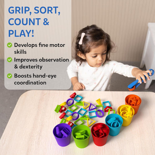 Skillmatics Silicone Rainbow Sorting Board Game - Learning & Educational Toy, Sorting, Counting & Sequencing Skills, Gift for Toddlers & Preschoolers Ages 3, 4, 5, 6